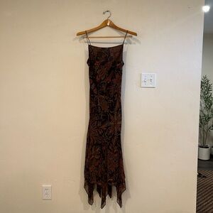 Lauren Ralph Lauren Brown Floral Dress